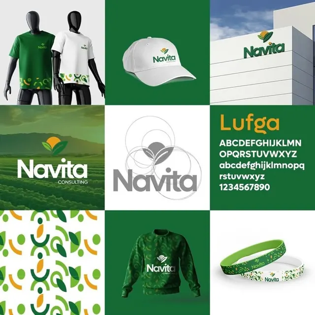 Identité visuelle Navita déclinée sur plusieurs supports