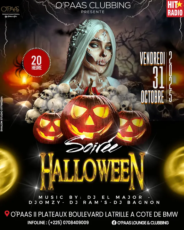Affiche de soirée — Événementiel