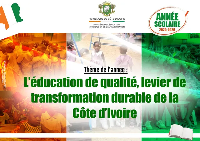 Visuel institutionnel pour la rentrée scolaire 2025-2026